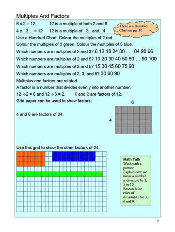 Image of Ontario Math 7 Answer Book (Download)
