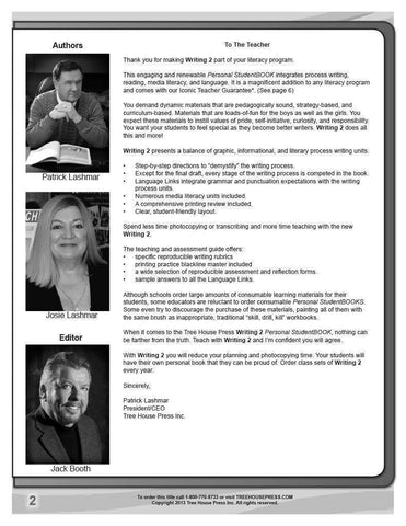 Image of Writing 2 Teaching and Assessment Guide