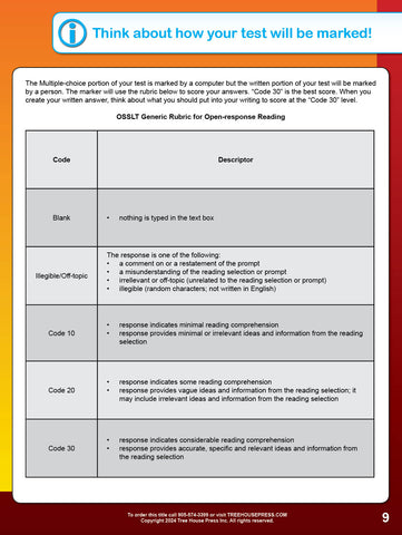 Image of OSSLT Workbook