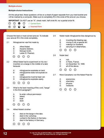 Image of OSSLT Workbook