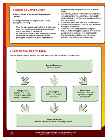 Image of Downloadable OSSLT Workbook Answer Key with Rubrics & Exemplars