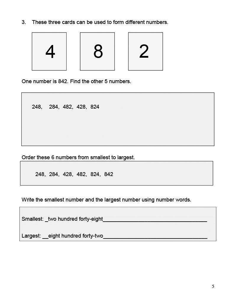 Ontario Math 3 Answer Book