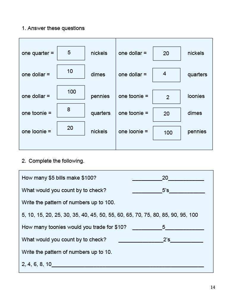 Canadian Math 3 Answer Book (Download)