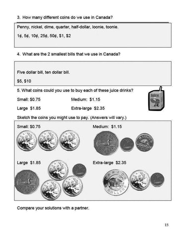 Image of Ontario Math 3 Answer Book