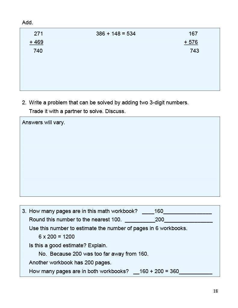 Canadian Math 3 Answer Book (Download)