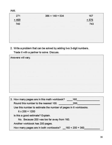 Image of Ontario Math 3 Answer Book