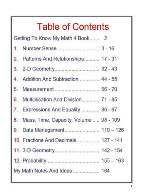 Ontario Math 4 (Download)