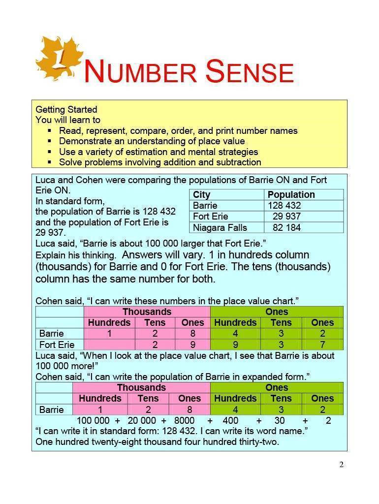 Canadian Math 5 Answer Book (Download)