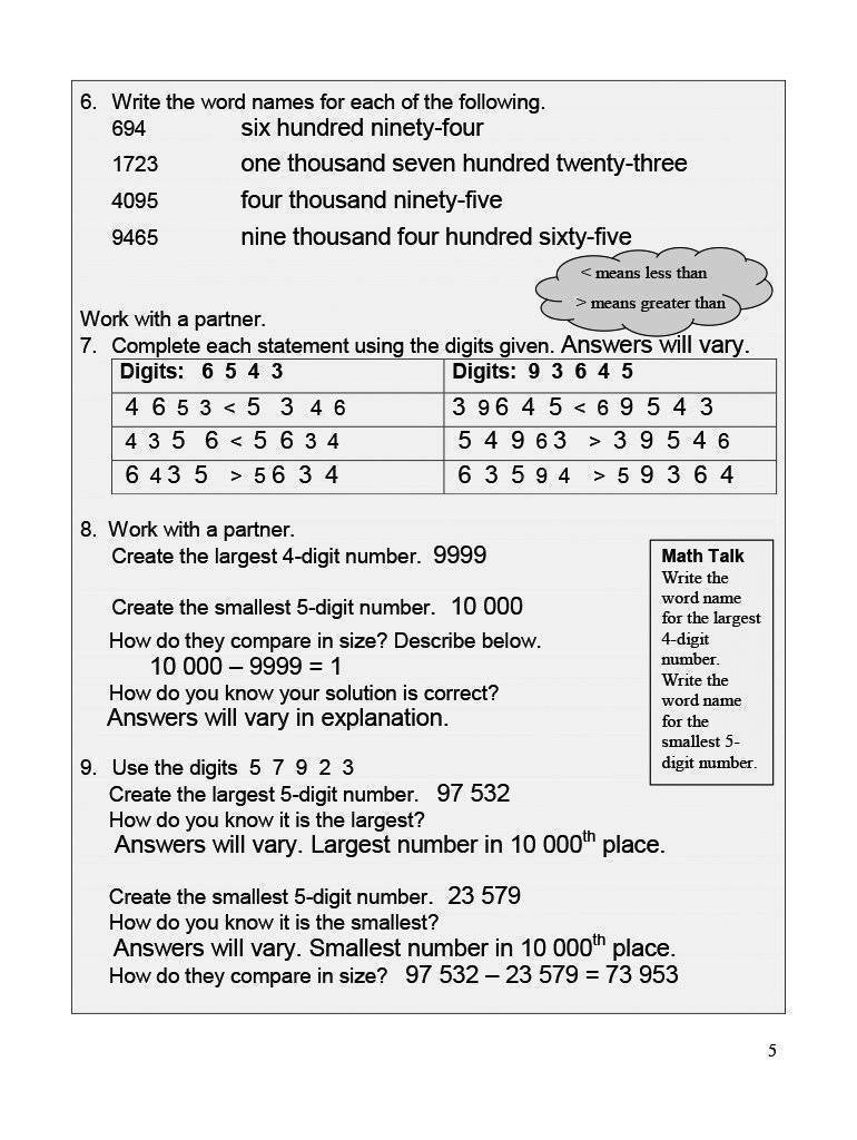 Ontario Math 5 Answer Book