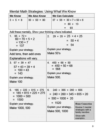 Image of Ontario Math 5 Answer Book
