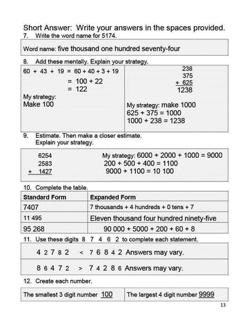 Image of Ontario Math 5 Answer Book