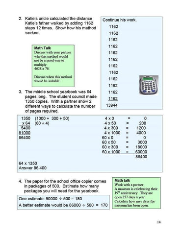 Image of Canadian Math 6 Answer Book (Download)