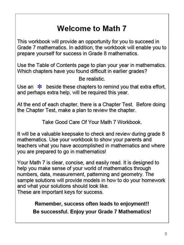 Image of Ontario Math 7 (Download)