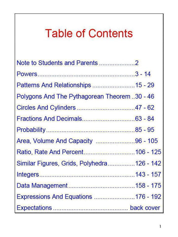 Image of Ontario Math 8 (Download)