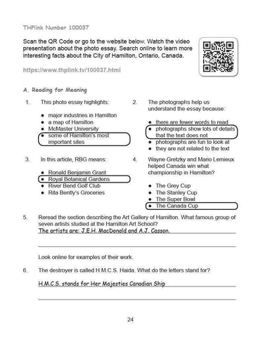 Image of Ontario Reading 6 2nd Edition Assessment Guide