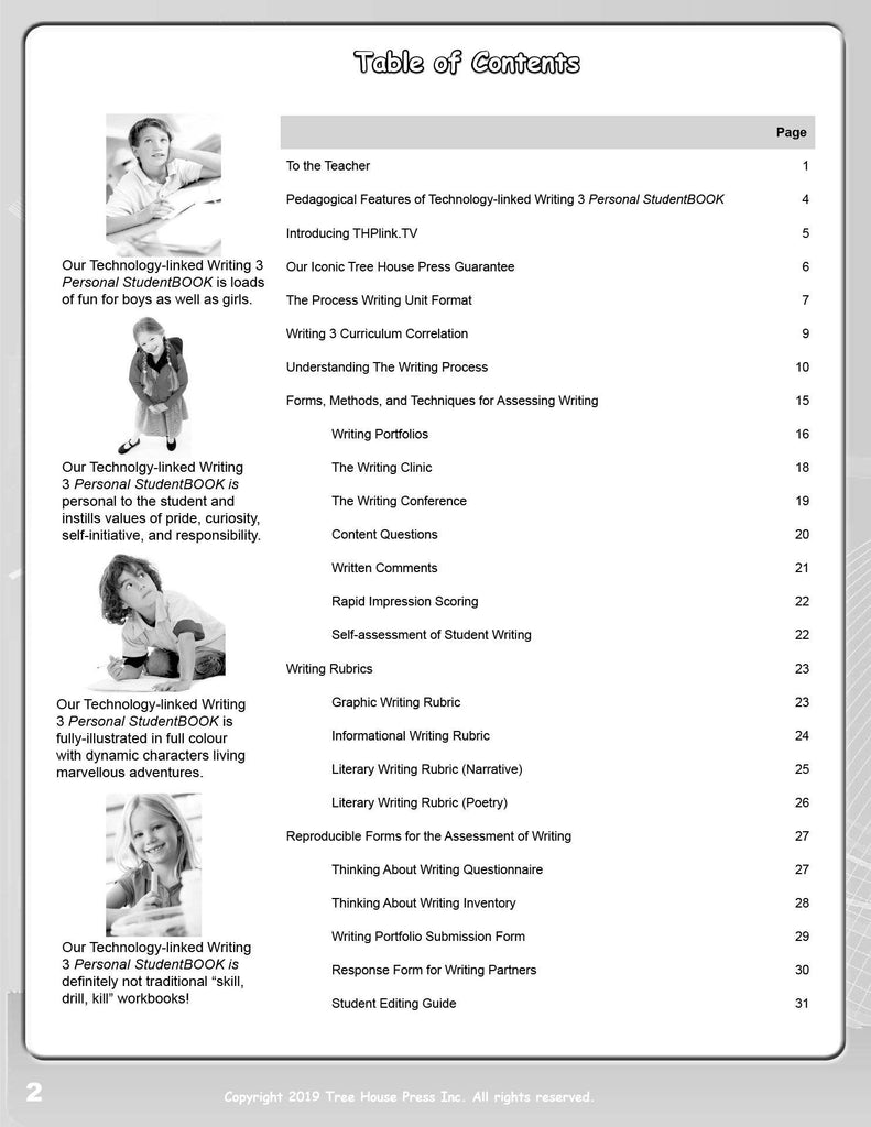 Technology-linked Writing 3 Assessment Guide